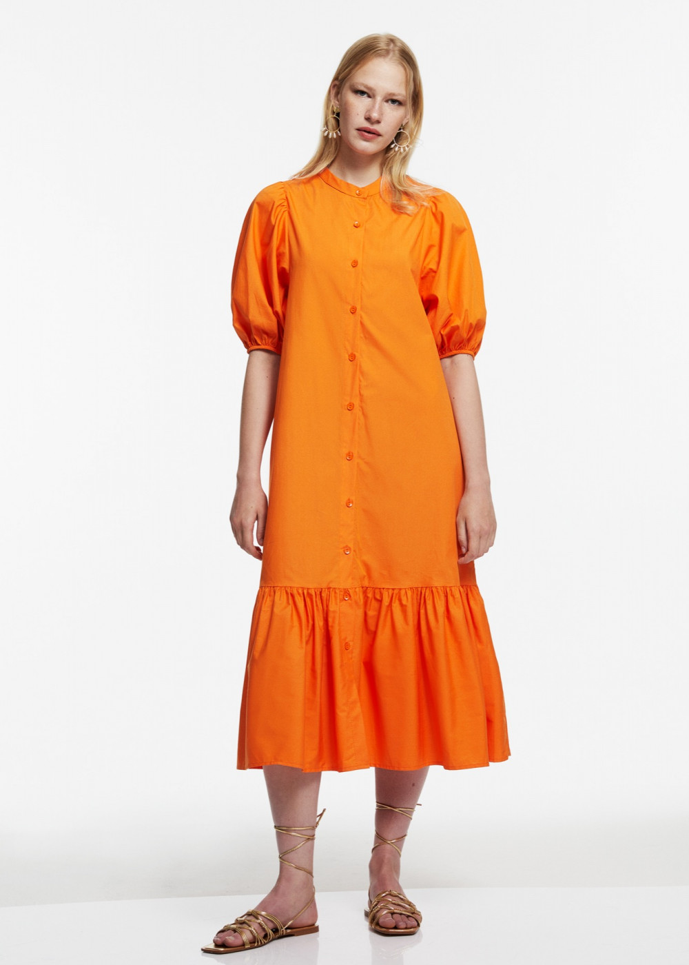 Poplin Midi Dress Poplin Midi Dress