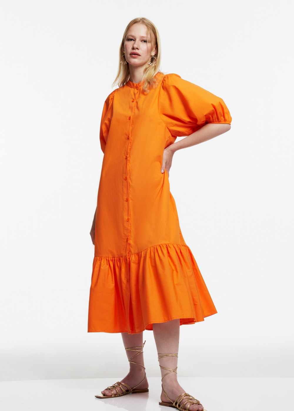 Poplin Midi Dress Poplin Midi Dress