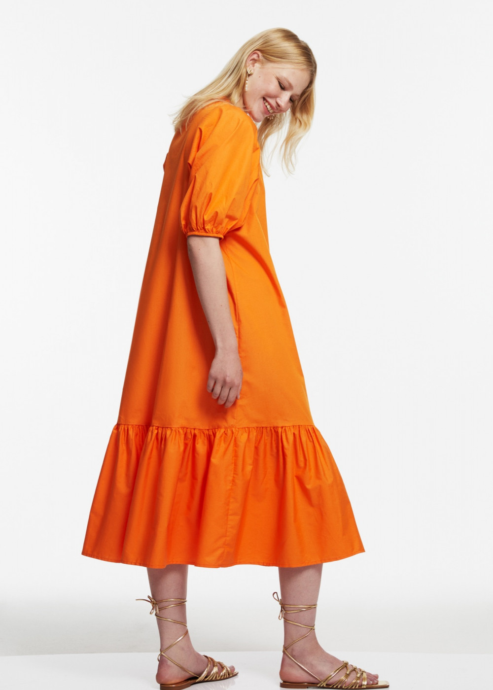 Poplin Midi Dress Poplin Midi Dress