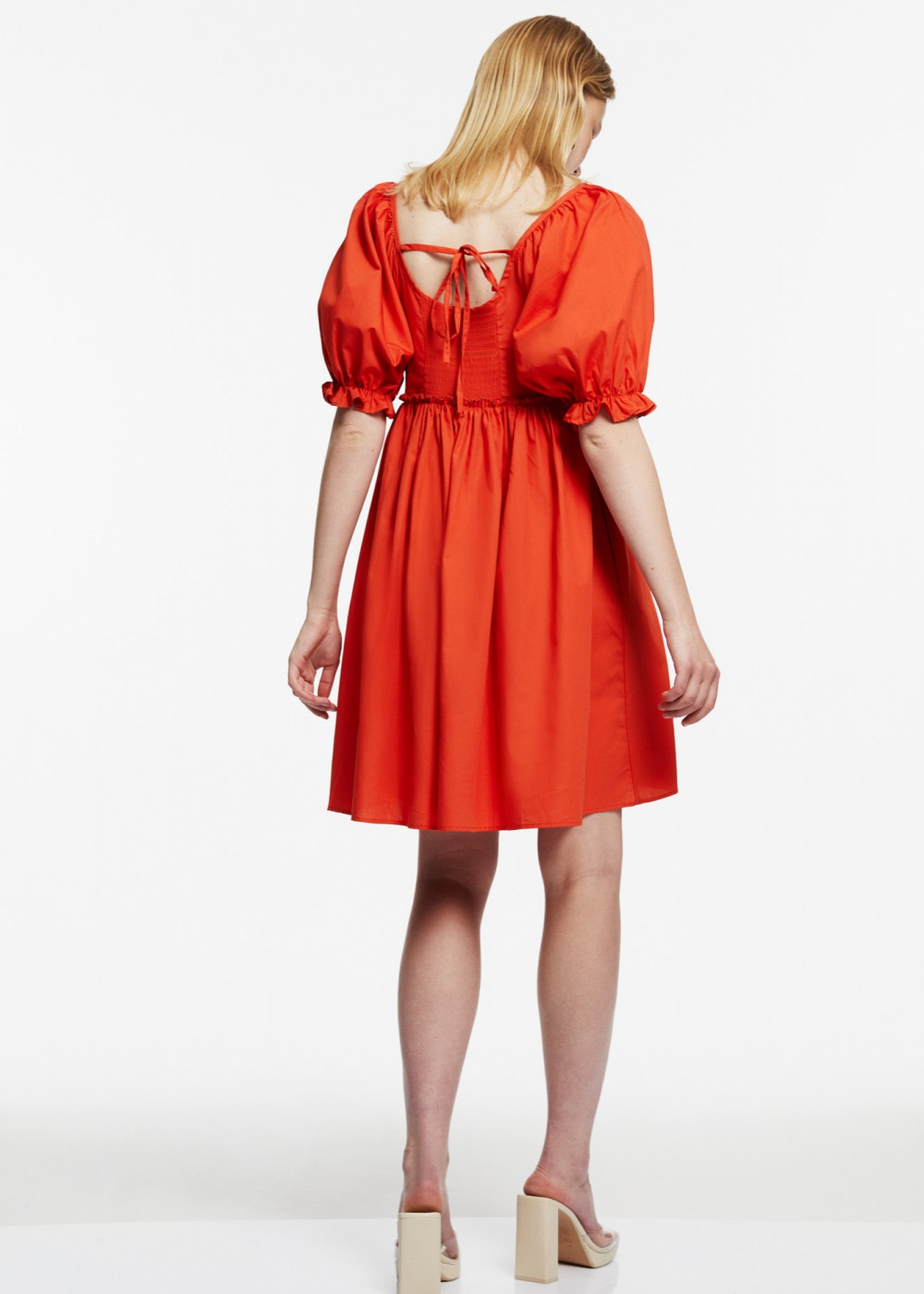 Balloon Sleeve Mini Dress Balloon Sleeve Mini Dress