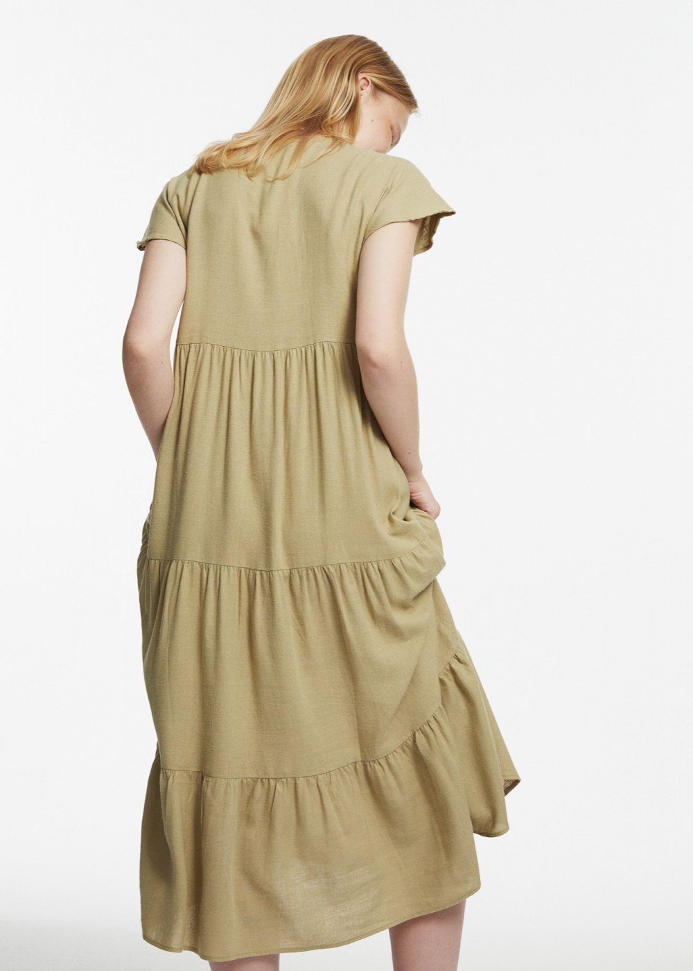 Linen Midi Dress Linen Midi Dress