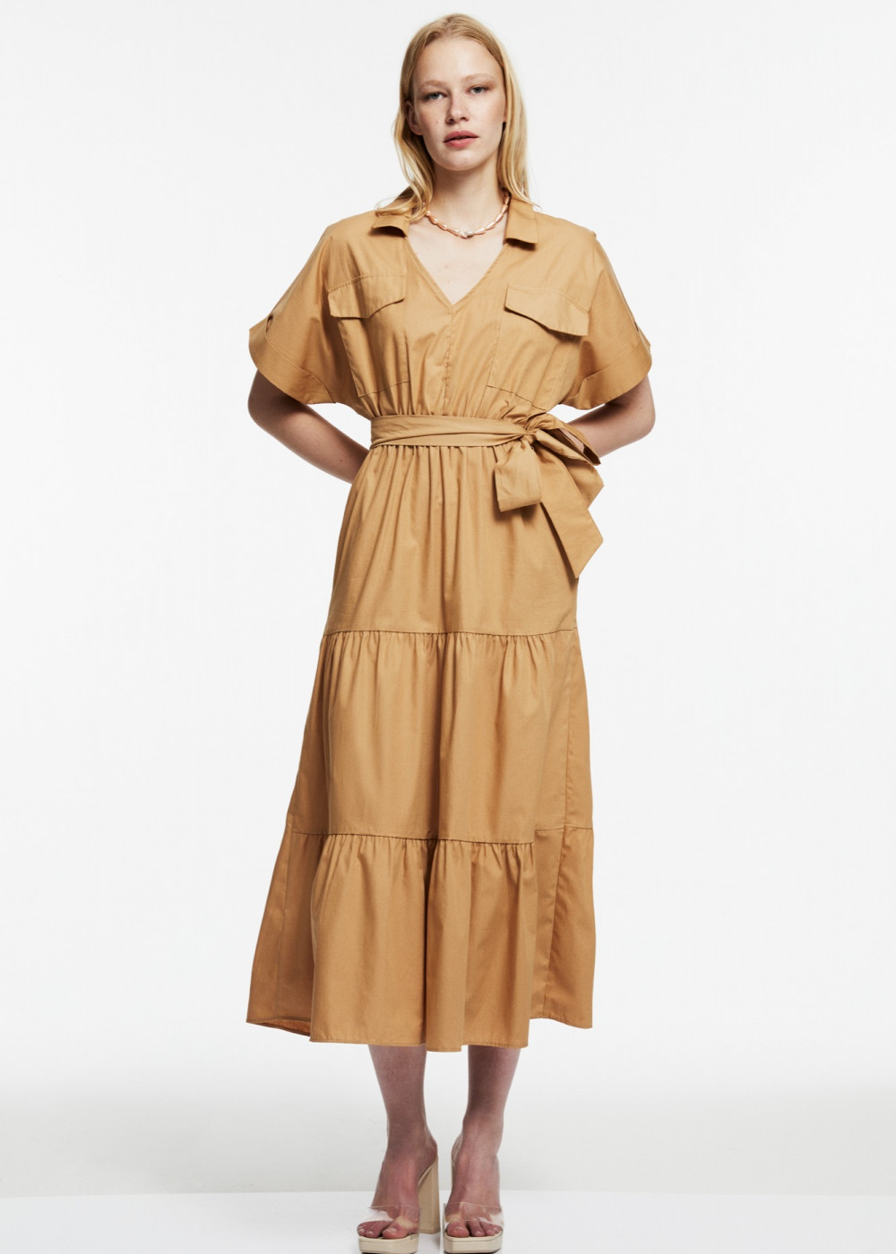 Pocket Detailed Shirt Dress Pocket Detailed Shirt Dress