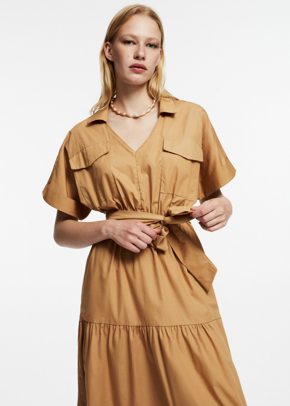 Pocket Detailed Shirt Dress Pocket Detailed Shirt Dress