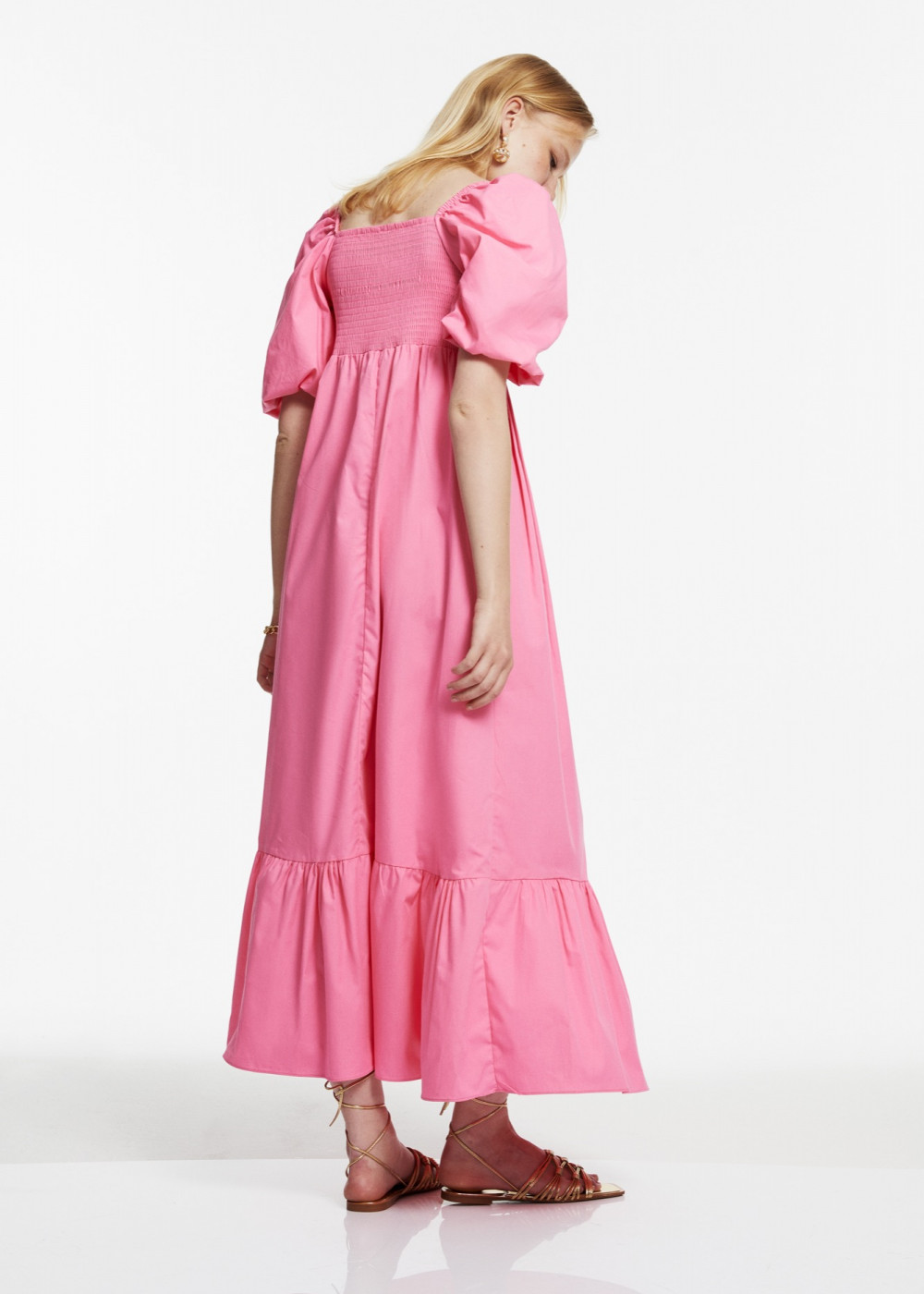 Balloon Sleeve Mıdı Dress Balloon Sleeve Mıdı Dress