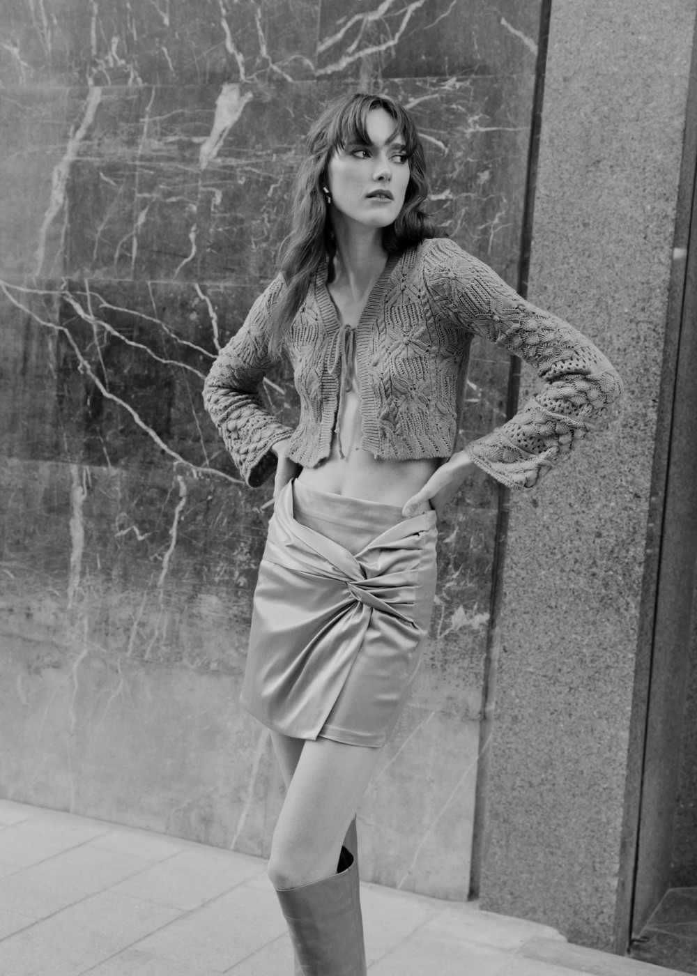 Tie Front Crop Cardigan Tie Front Crop Cardigan