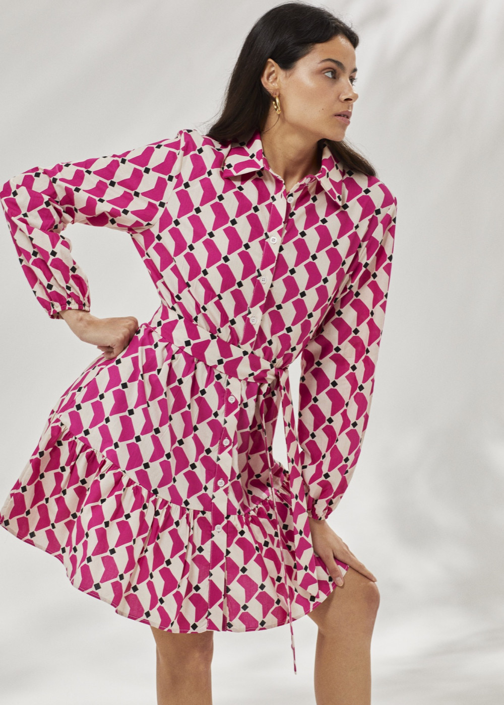 Geometric Pattern Dress
