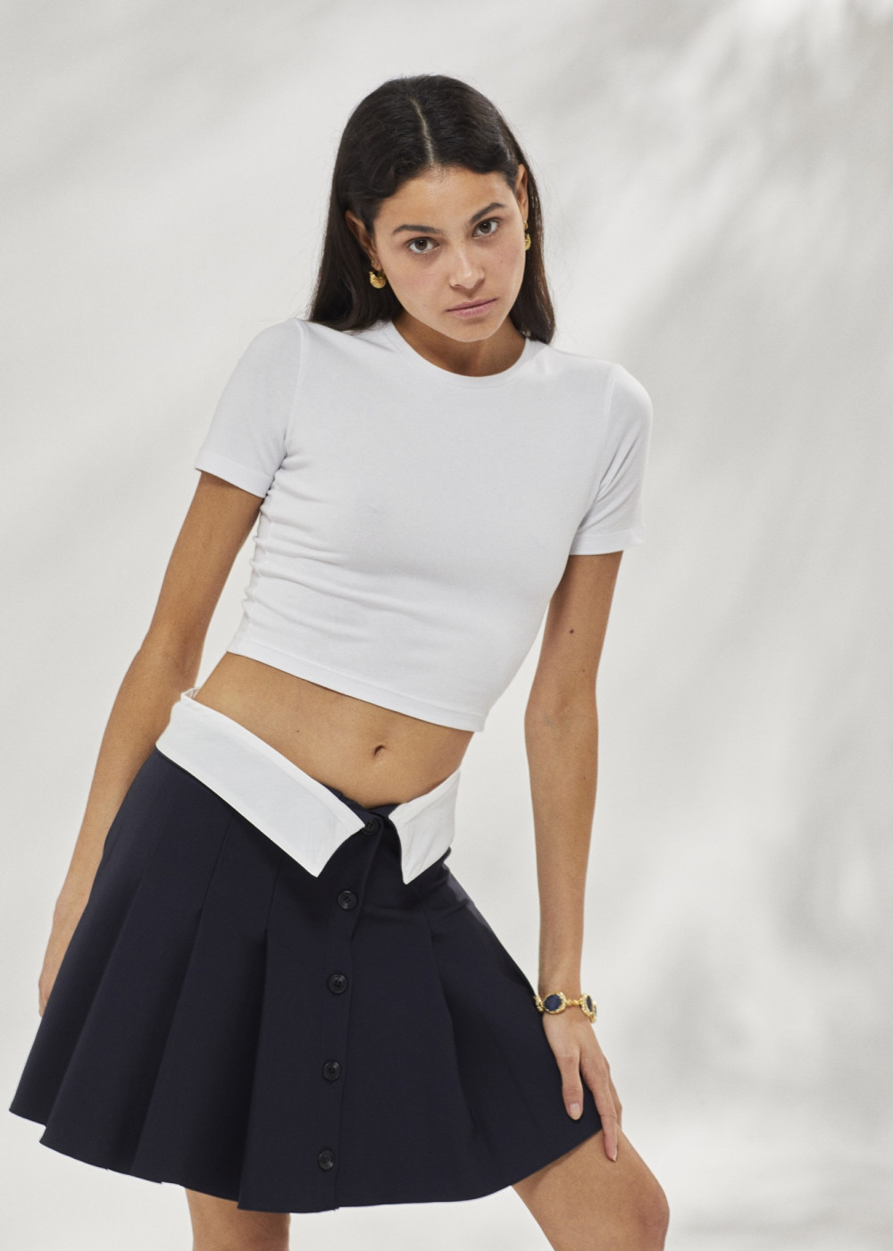 Garni Detailed Mini Skirt