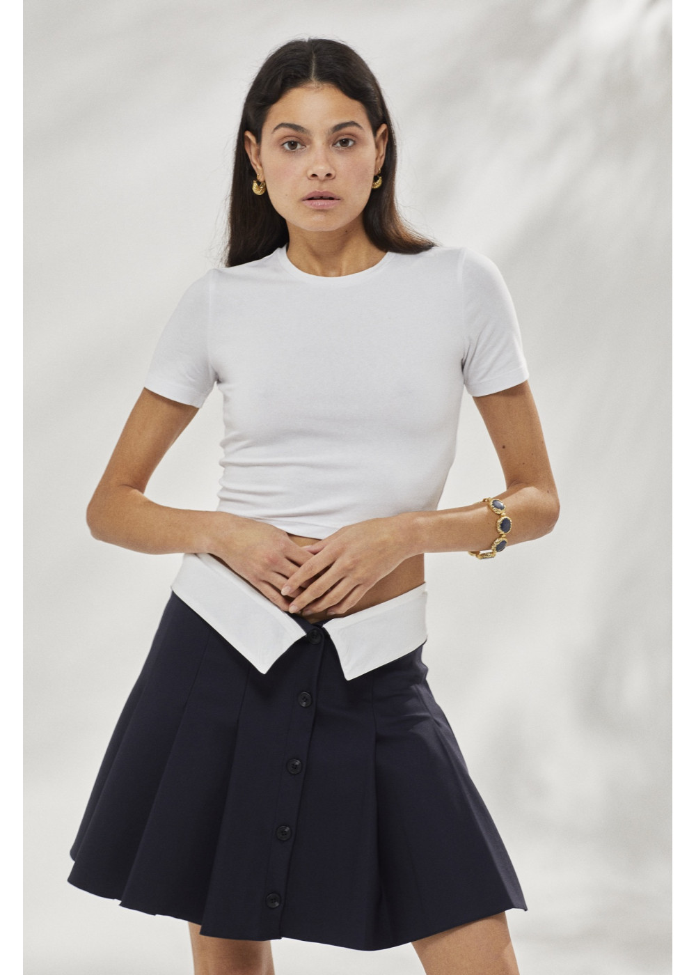 Garni Detailed Mini Skirt