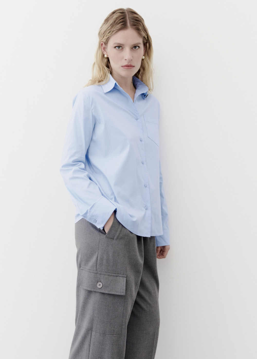 Buckle Detailed Shirt Buckle Detailed Shirt