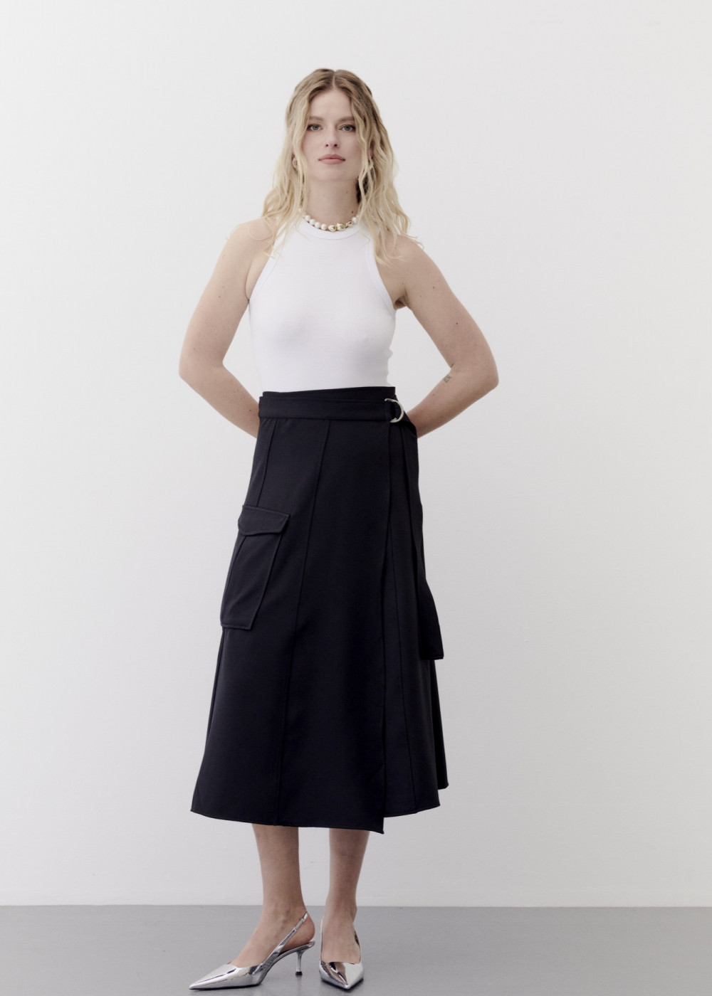 Cargo Envelope Midi Size Skirt Cargo Envelope Midi Size Skirt