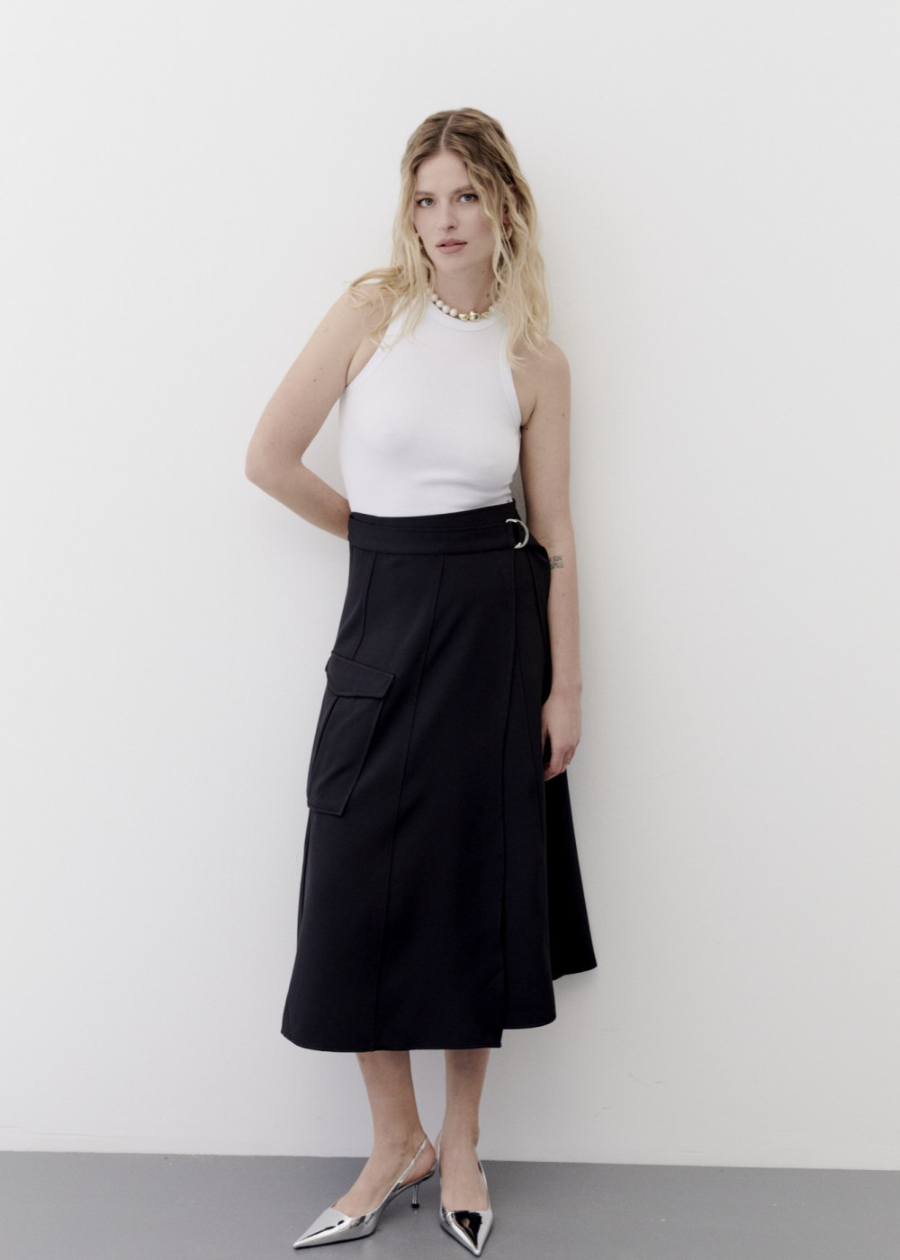 Cargo Envelope Midi Size Skirt Cargo Envelope Midi Size Skirt