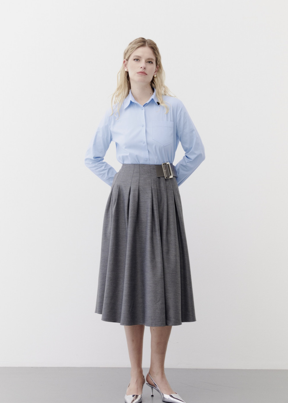 Belt Detailed Skirt Belt Detailed Skirt