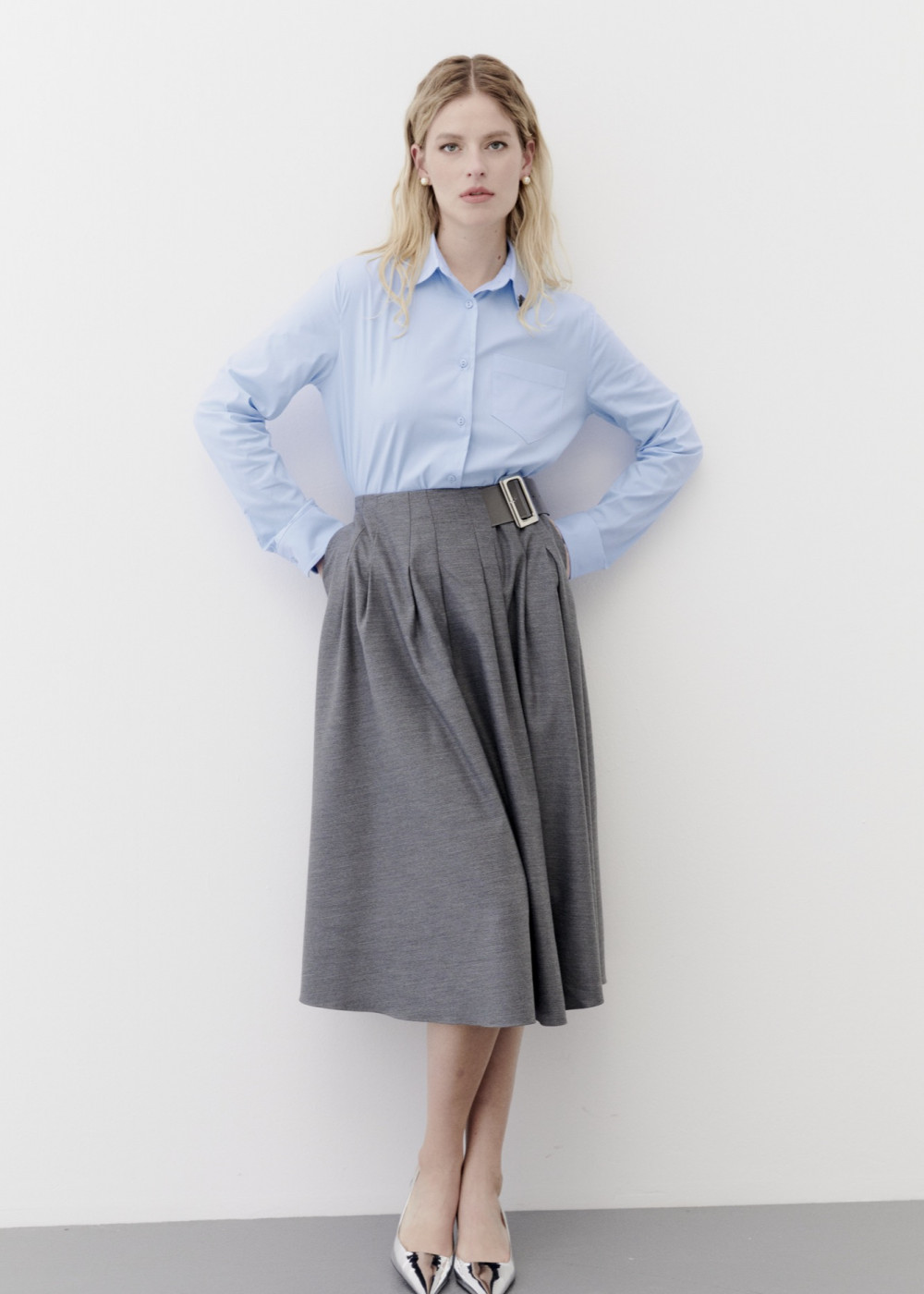 Belt Detailed Skirt Belt Detailed Skirt