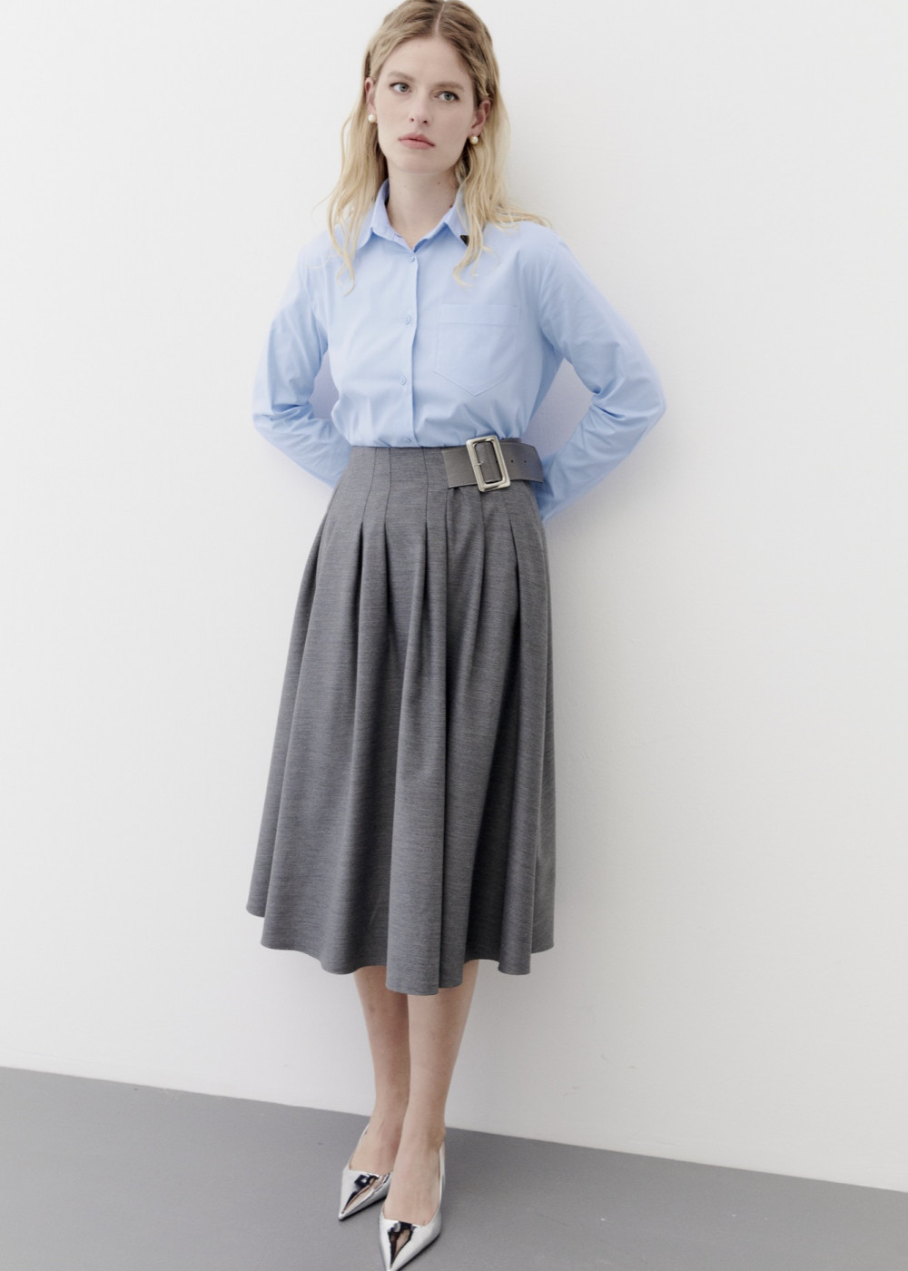 Belt Detailed Skirt Belt Detailed Skirt