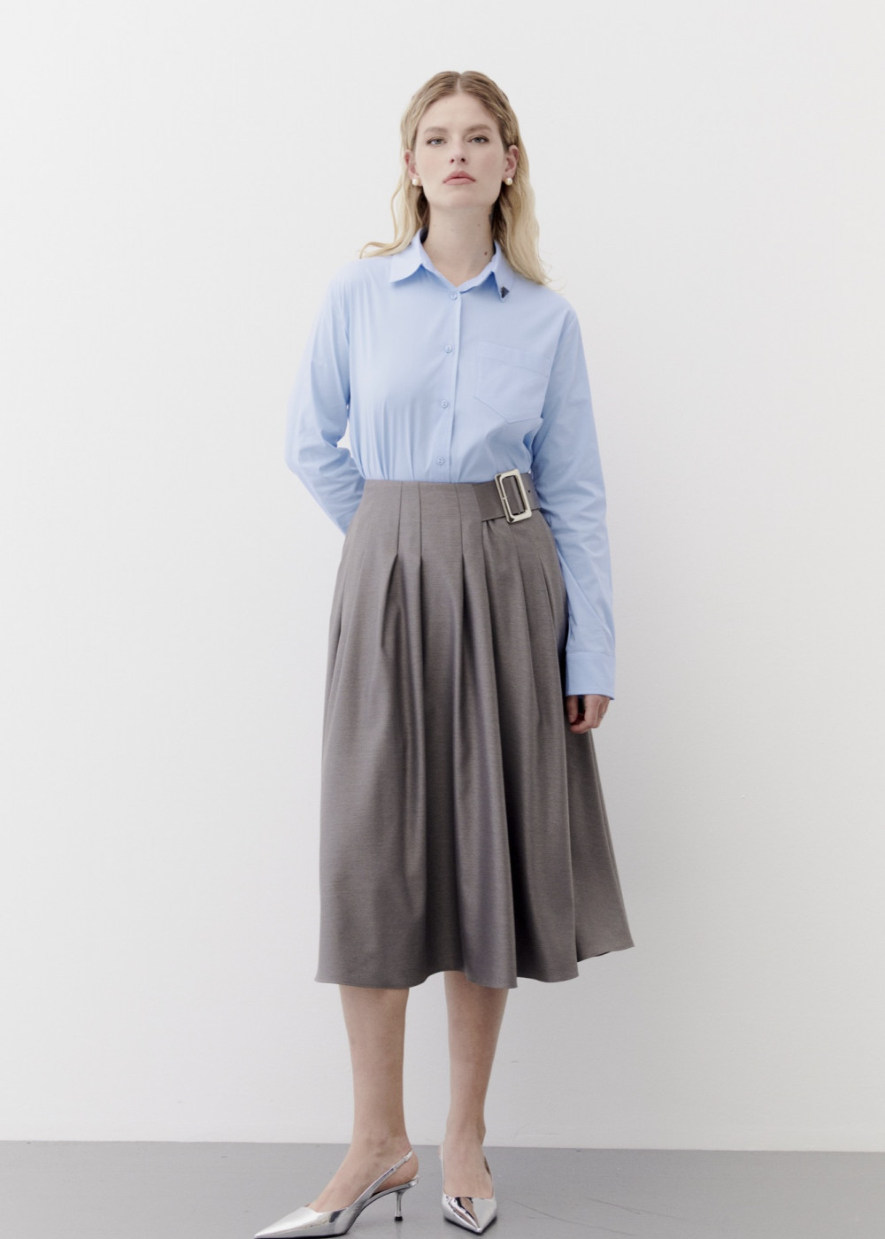 Belt Detailed Skirt Belt Detailed Skirt