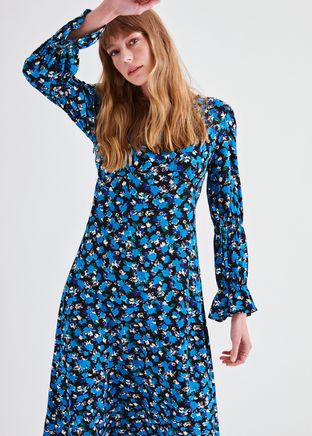 Floral Pattern Midi Dress Floral Pattern Midi Dress