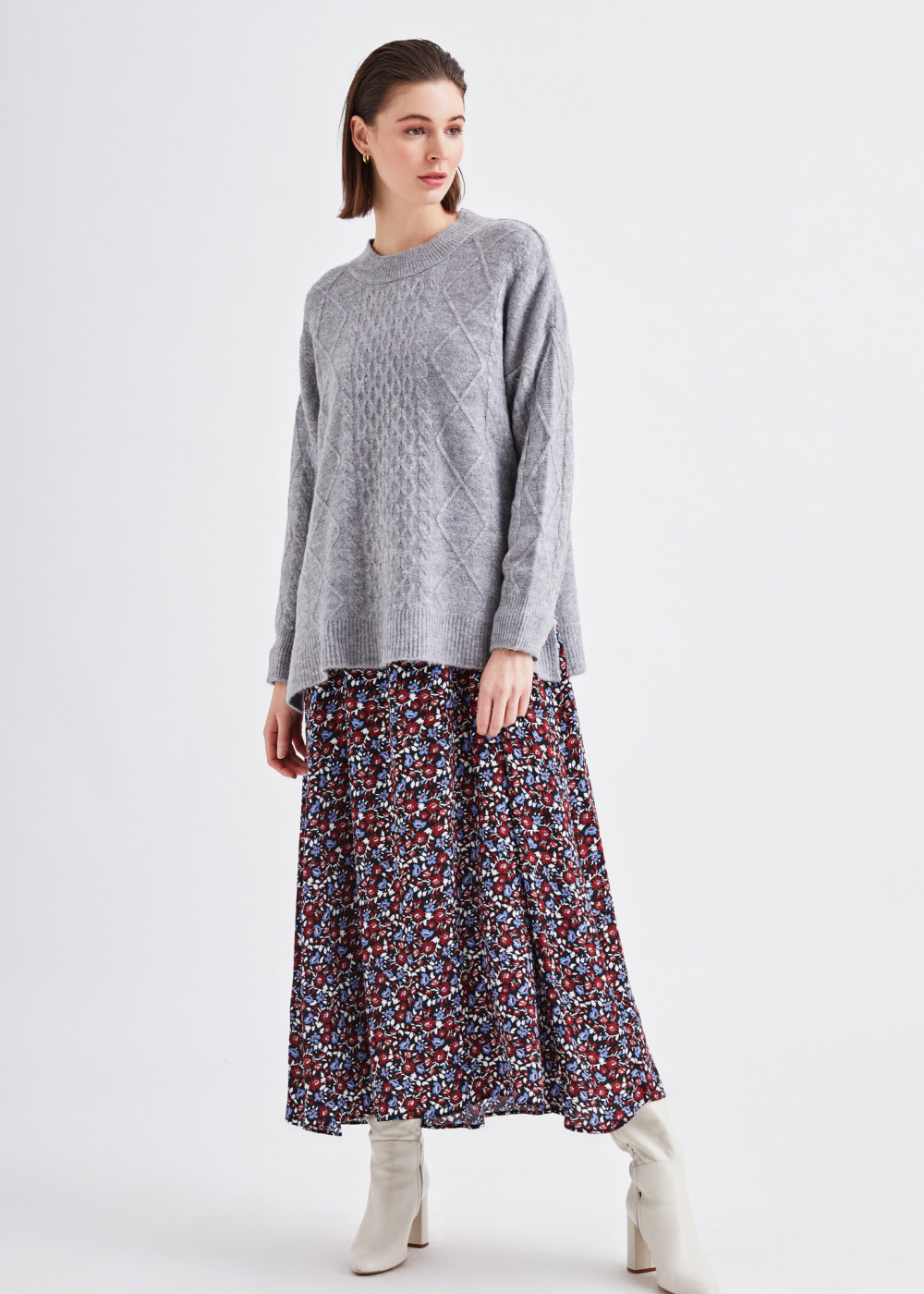 Hair Braided Knitwear Sweater Hair Braided Knitwear Sweater