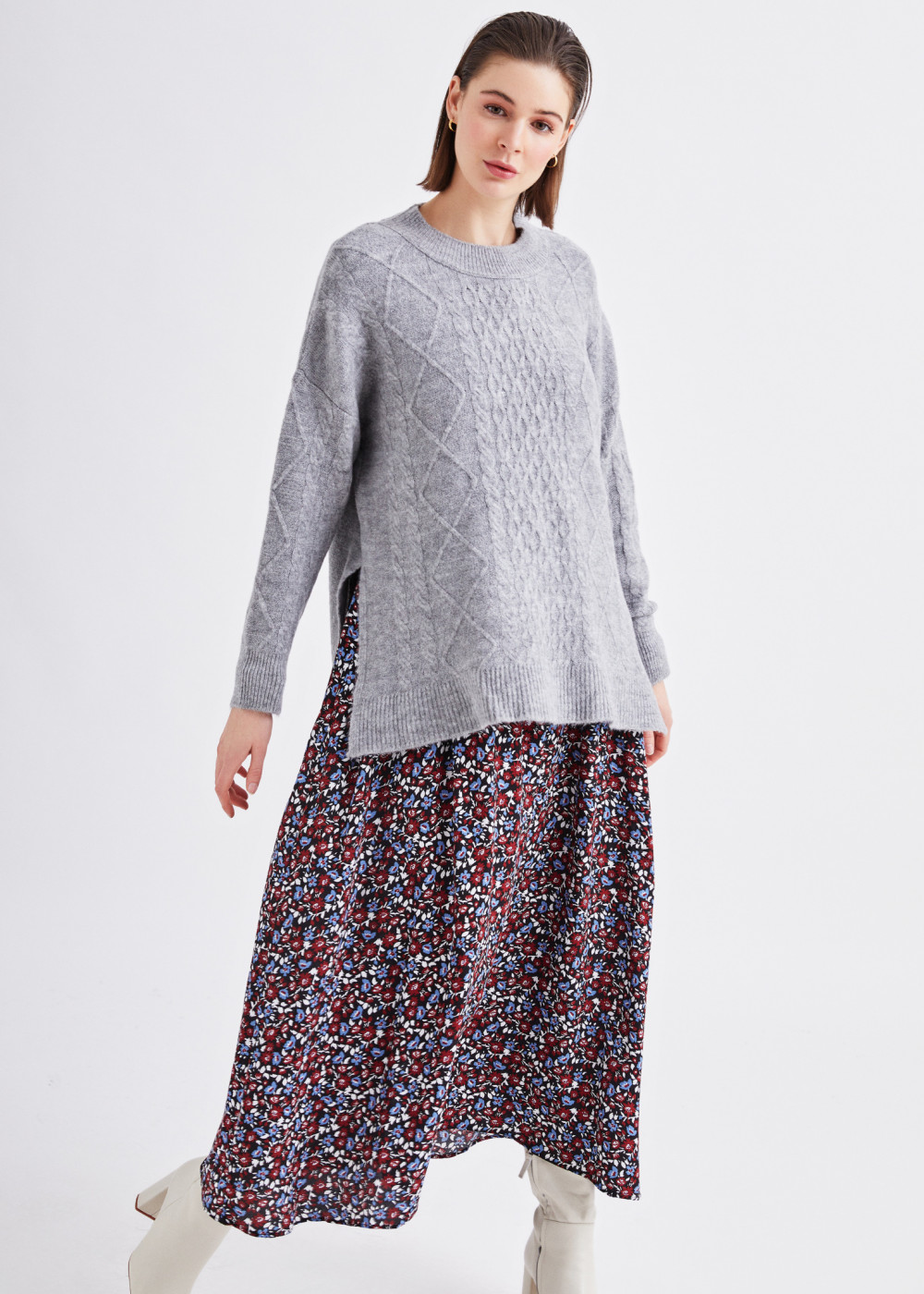 Hair Braided Knitwear Sweater Hair Braided Knitwear Sweater