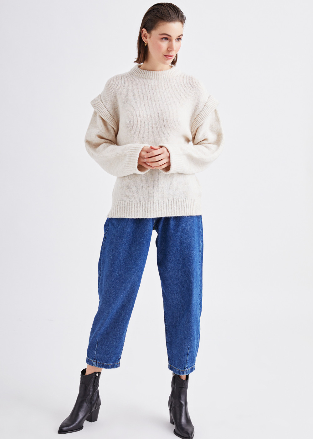 Oversize Alpaca Knitwear Sweater Oversize Alpaca Knitwear Sweater