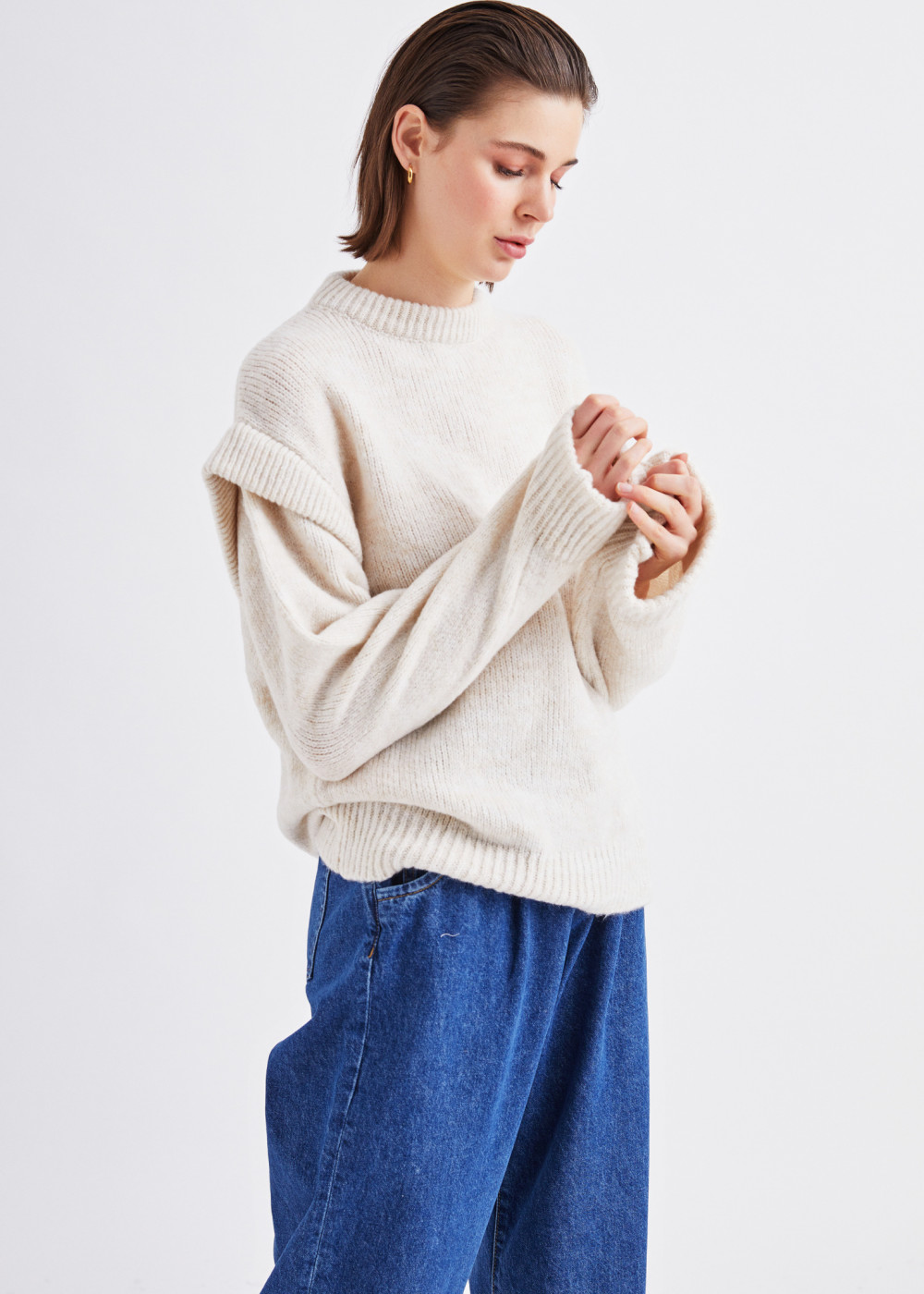 Oversize Alpaca Knitwear Sweater Oversize Alpaca Knitwear Sweater