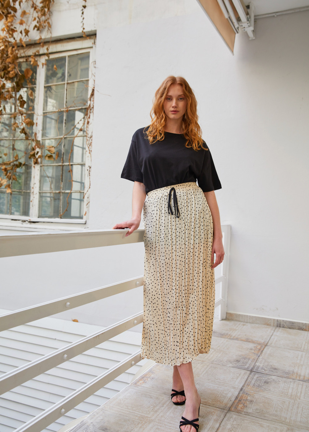 Skirt With Mixed Efeck Skirt With Mixed Efeck