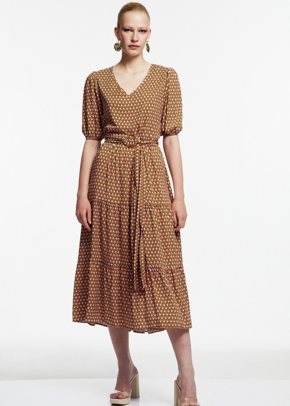 Belted Midi Dress Belted Midi Dress