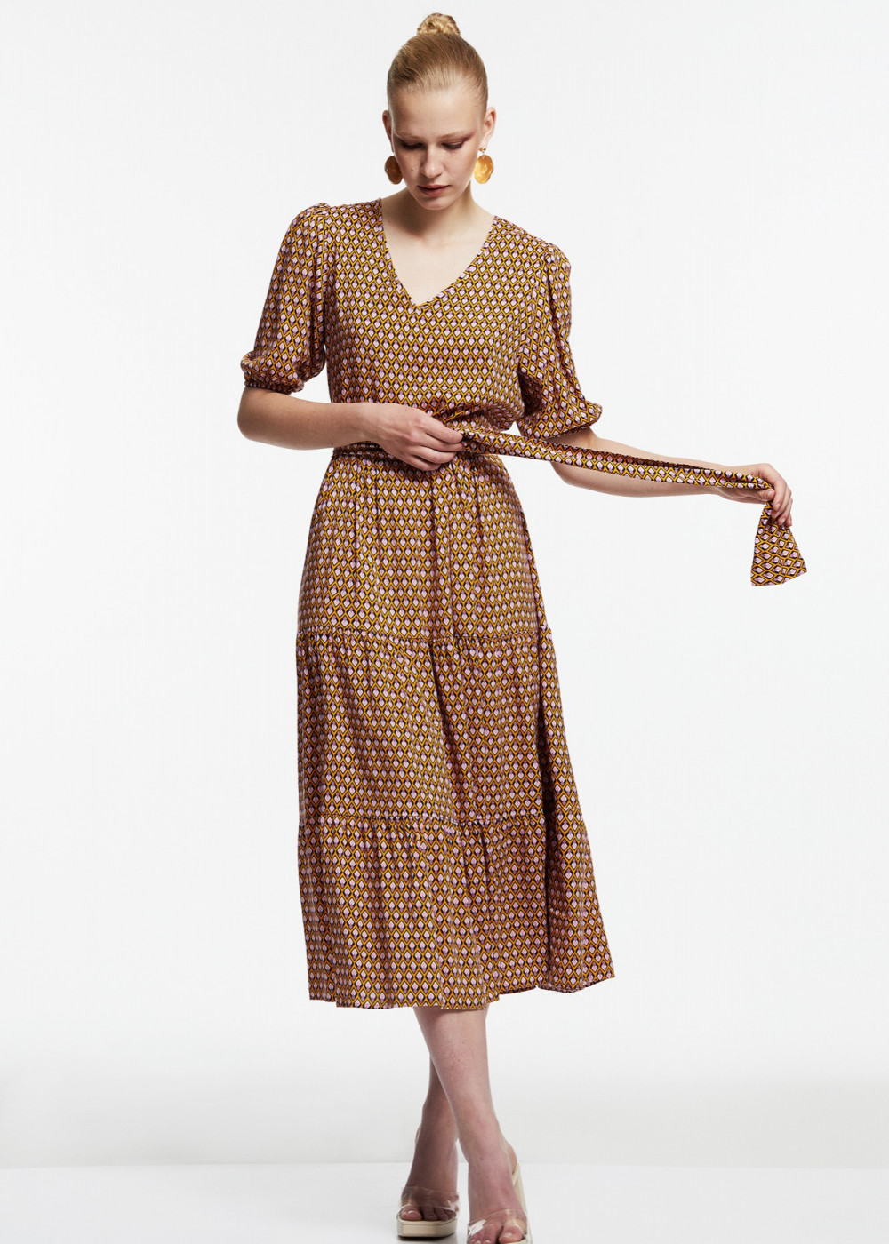 Belted Midi Dress Belted Midi Dress