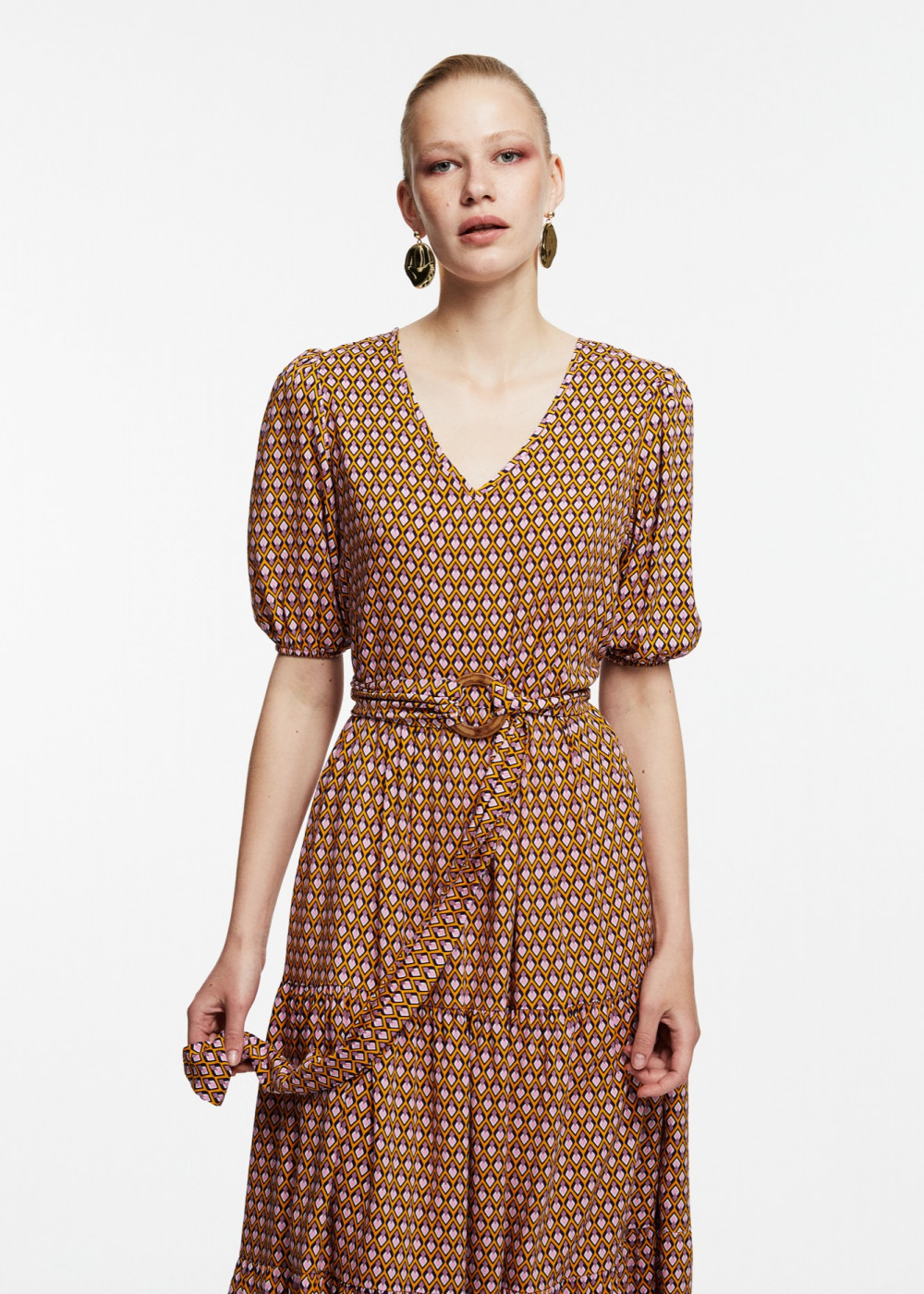 Belted Midi Dress Belted Midi Dress