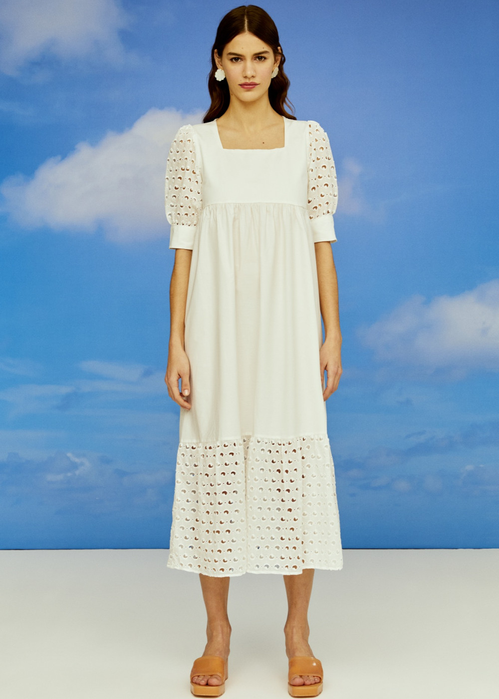 Brodeli Square Collar Dress Brodeli Square Collar Dress