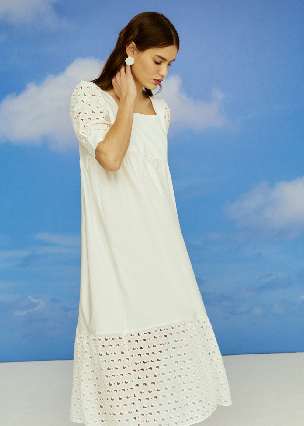 Brodeli Square Collar Dress Brodeli Square Collar Dress