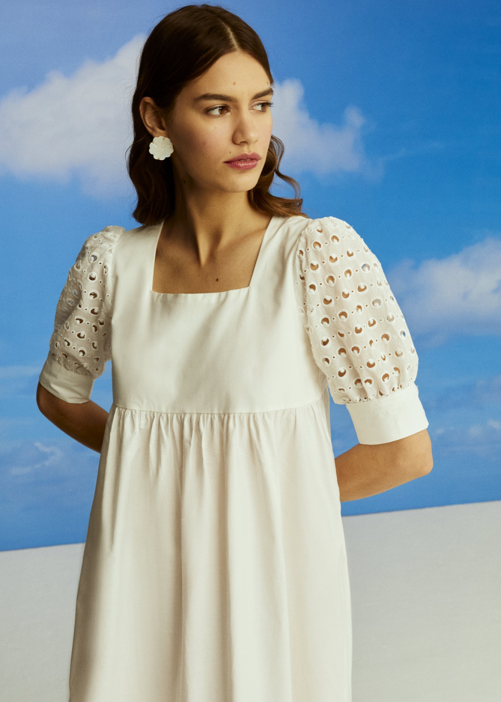 Brodeli Square Collar Dress Brodeli Square Collar Dress