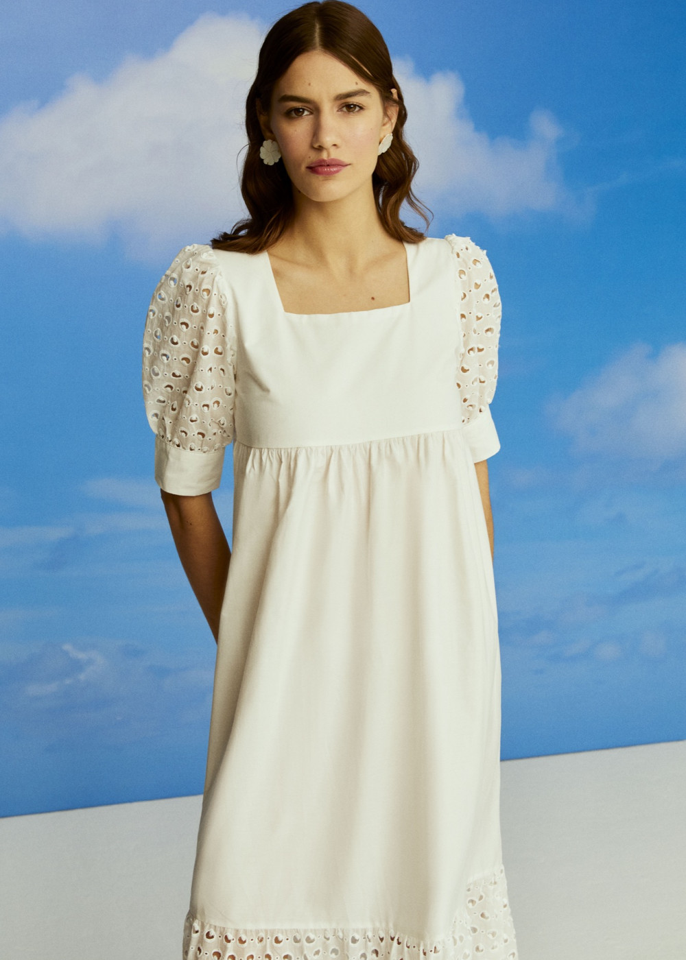 Brodeli Square Collar Dress Brodeli Square Collar Dress