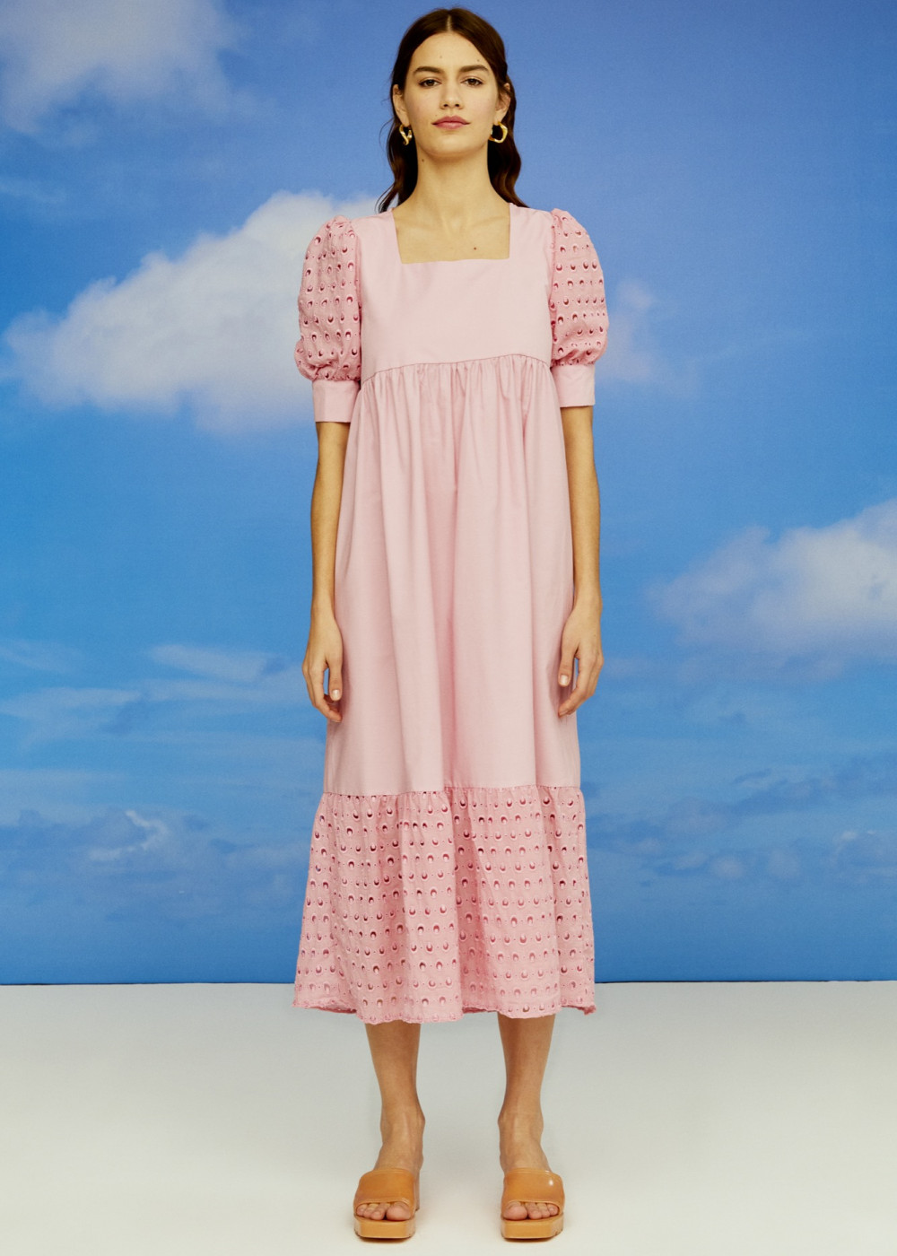 Brodeli Square Collar Dress Brodeli Square Collar Dress