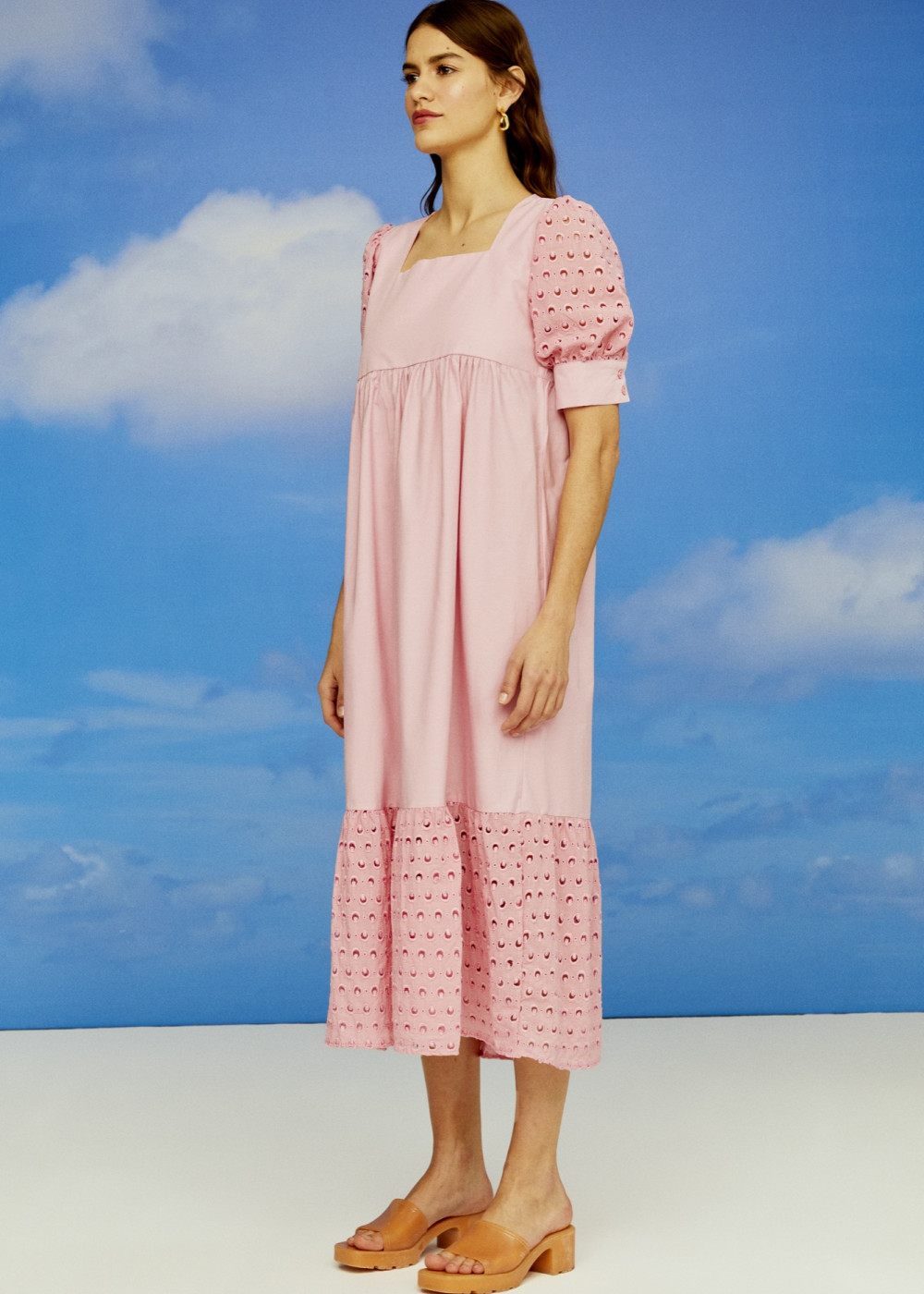 Brodeli Square Collar Dress Brodeli Square Collar Dress