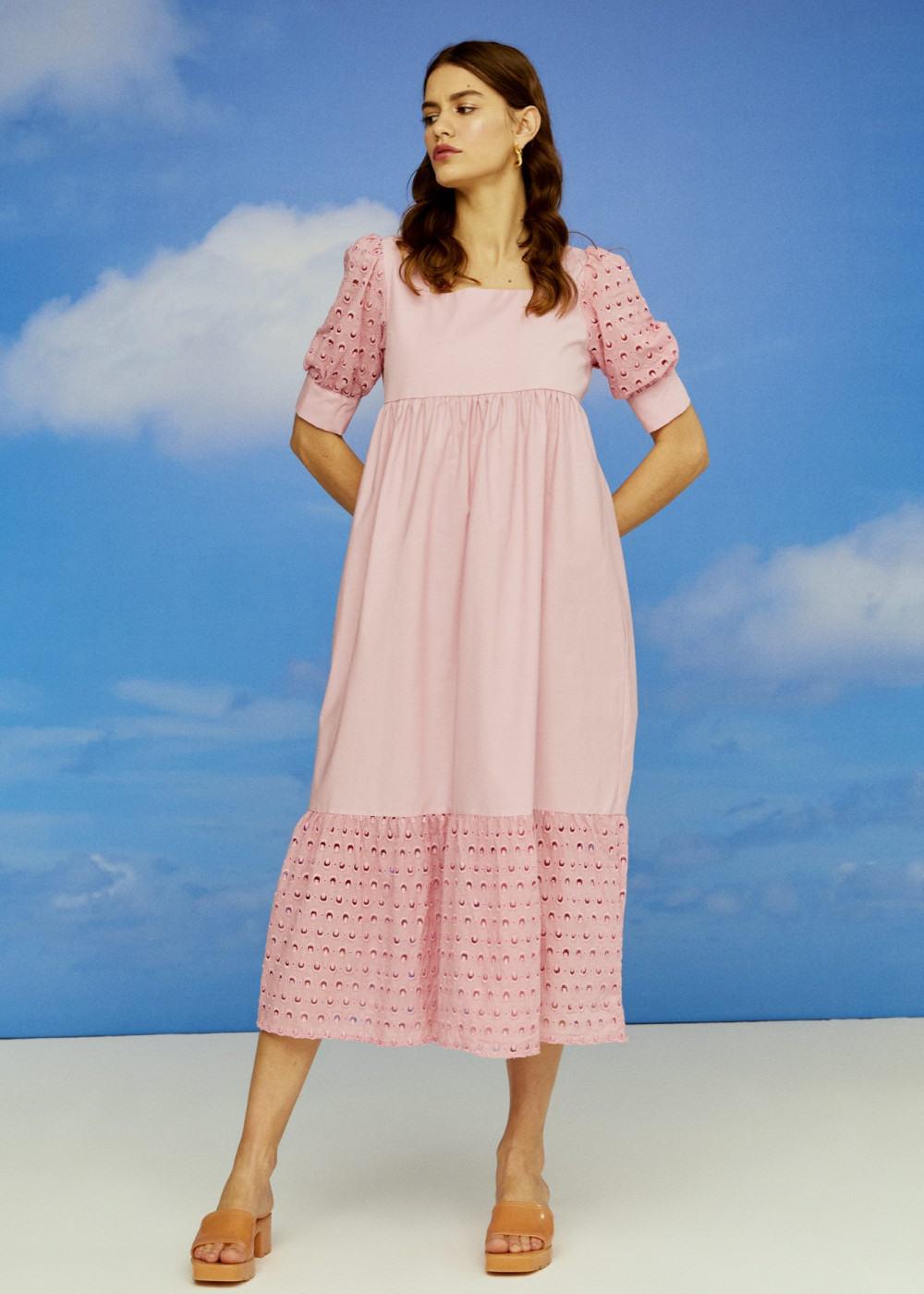 Brodeli Square Collar Dress Brodeli Square Collar Dress