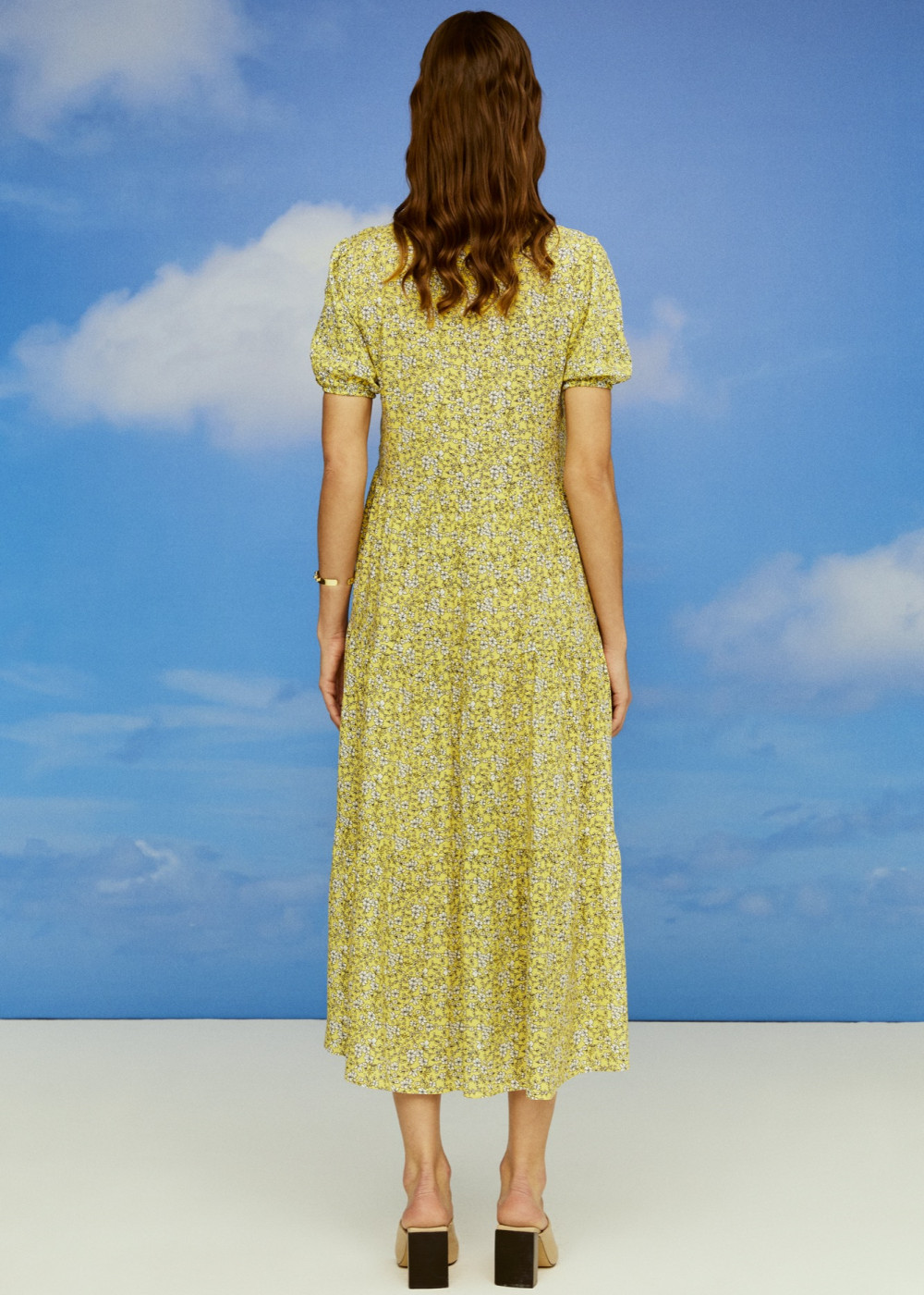 Floral Pattern Midi Dress Floral Pattern Midi Dress