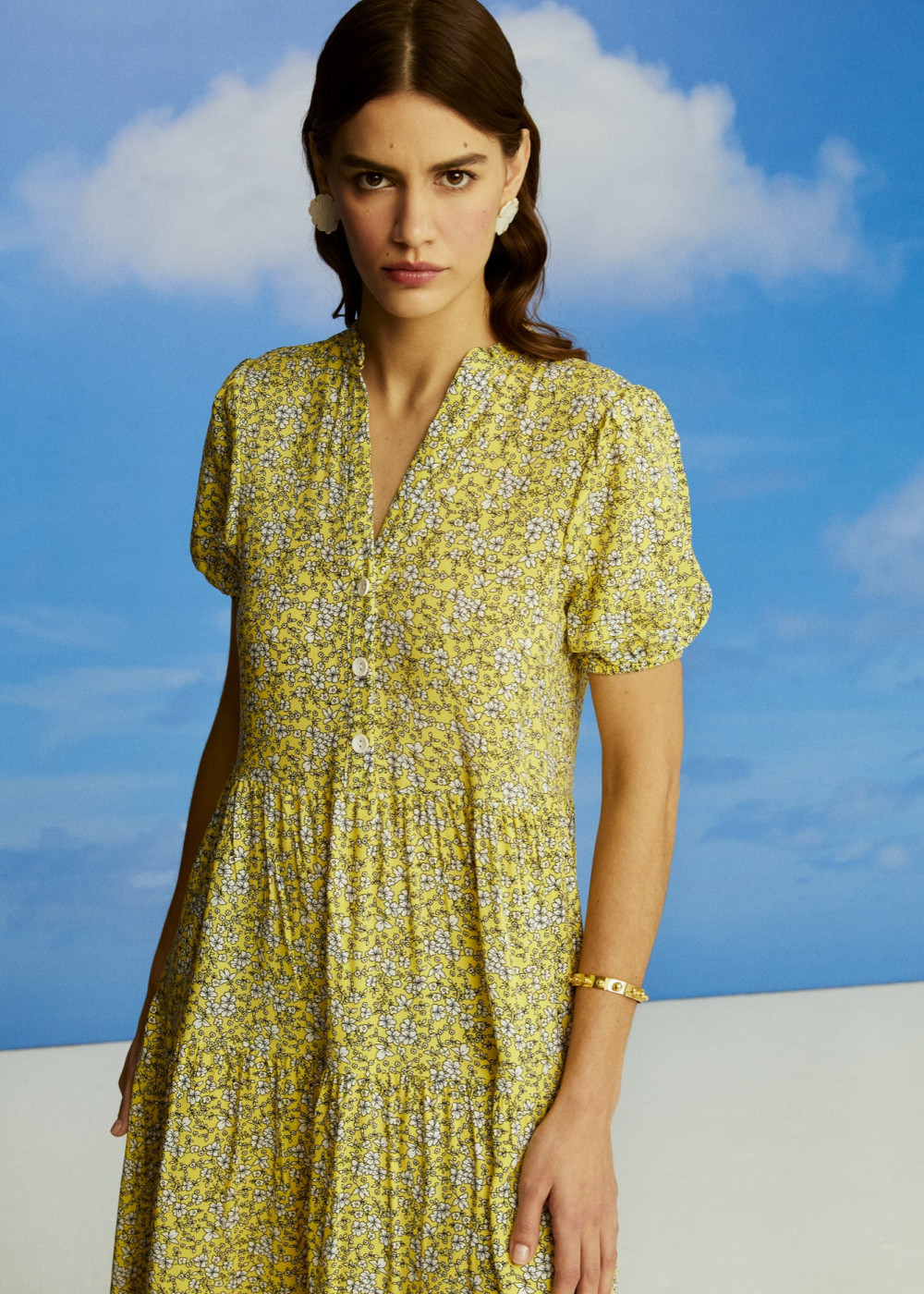 Floral Pattern Midi Dress Floral Pattern Midi Dress