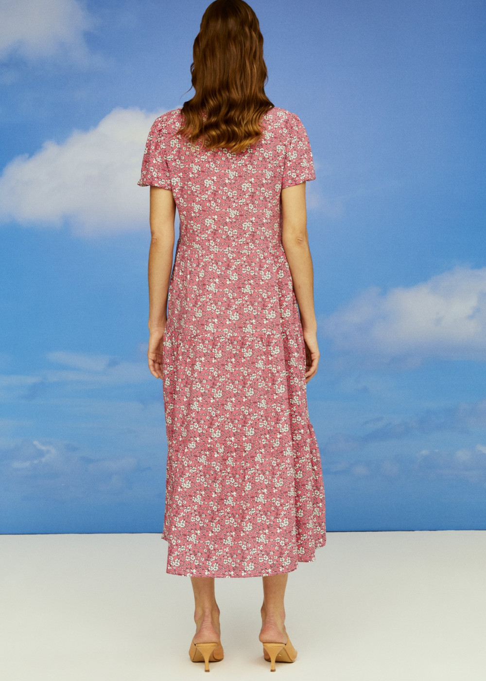 Floral Pattern Midi Dress Floral Pattern Midi Dress