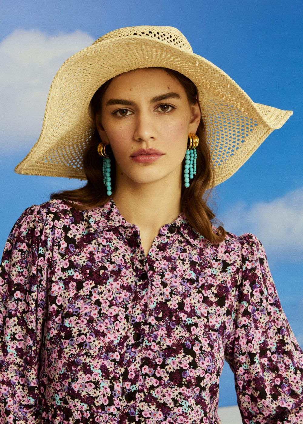 Floral Pattern Midi Dress Floral Pattern Midi Dress