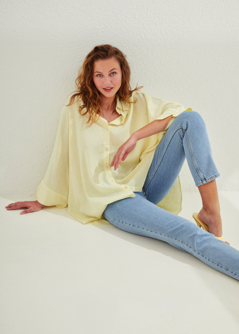 Oversized Linen Shirt Oversized Linen Shirt