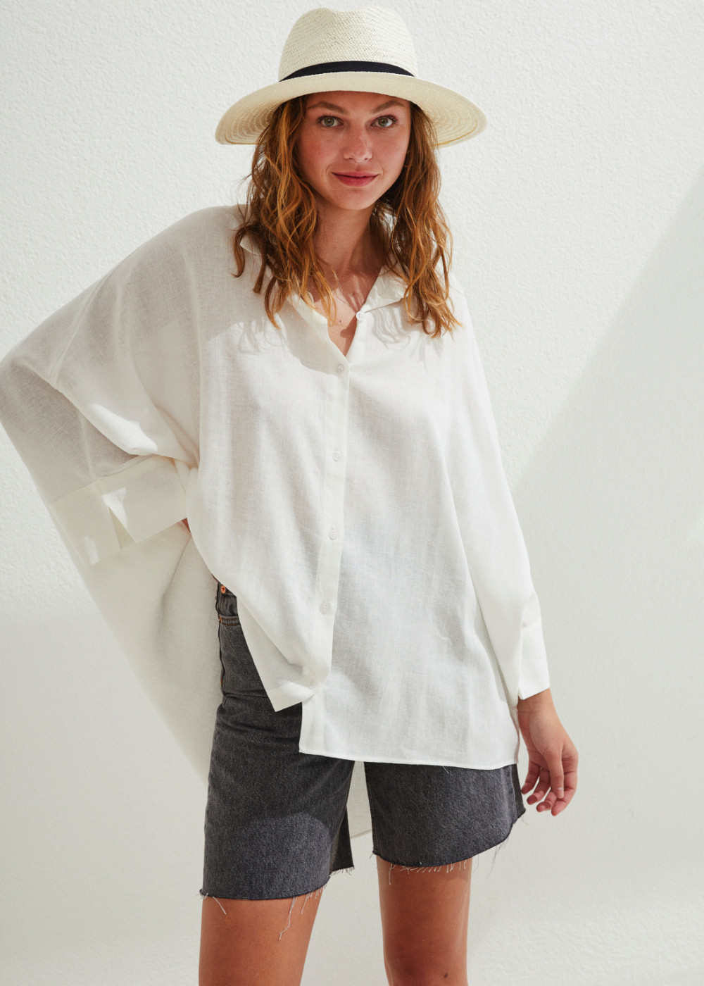 Oversized Linen Shirt Oversized Linen Shirt