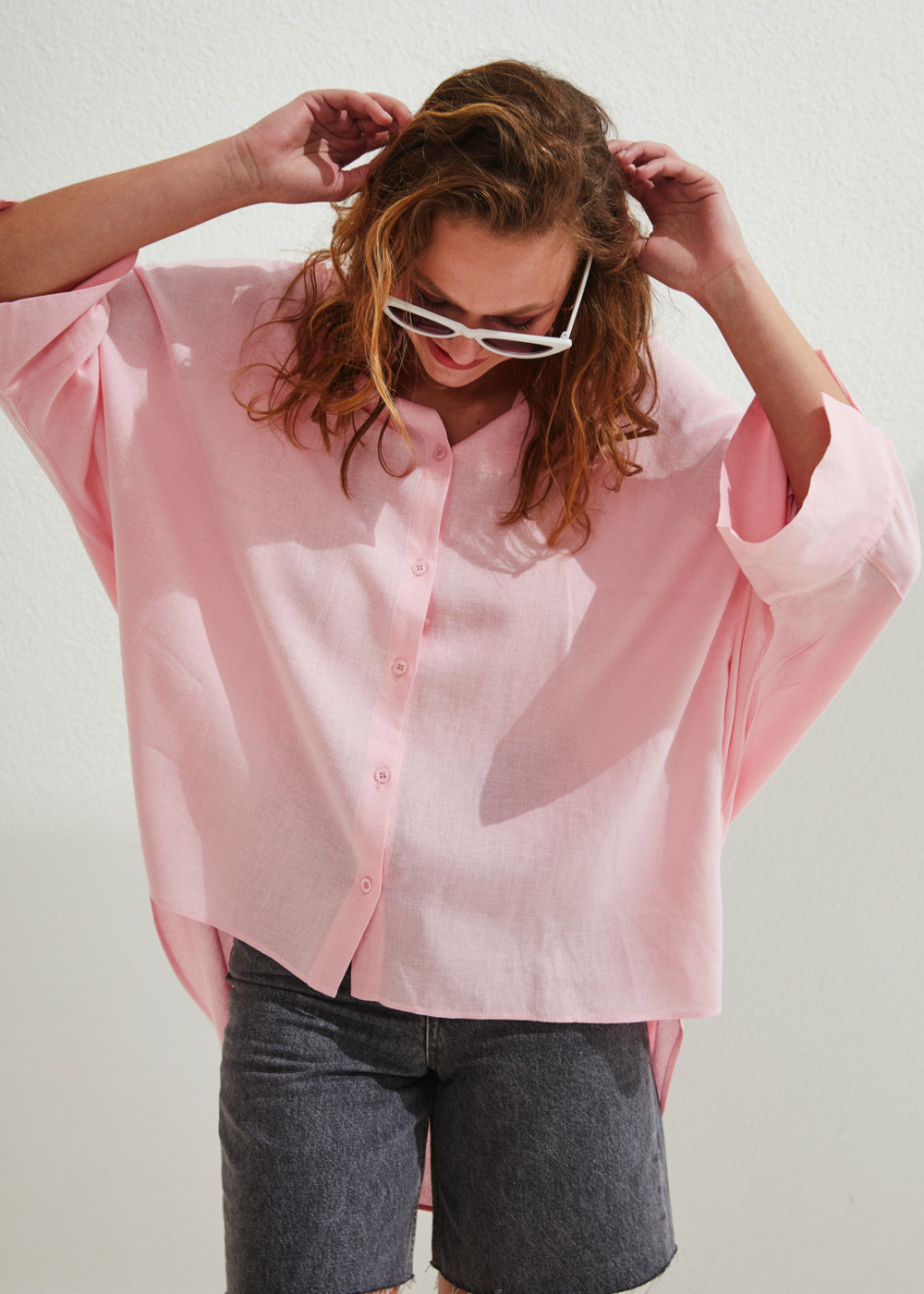 Oversized Linen Shirt Oversized Linen Shirt
