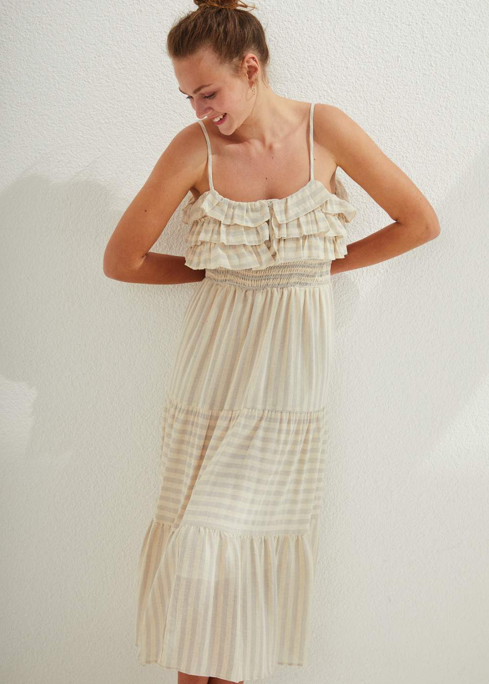 Striped Midi Dress Striped Midi Dress