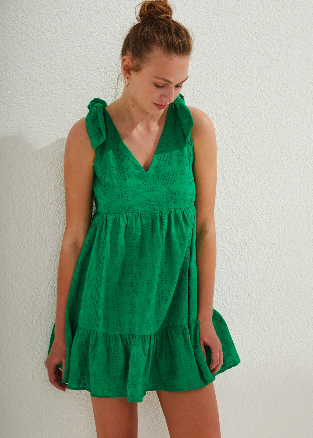 Mini Length Embroidery Dress Mini Length Embroidery Dress