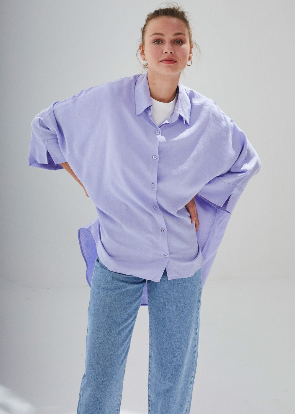 Oversized Linen Shirt Oversized Linen Shirt