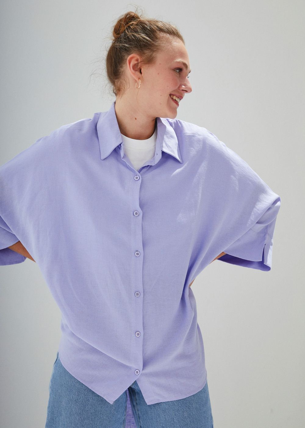 Oversized Linen Shirt Oversized Linen Shirt