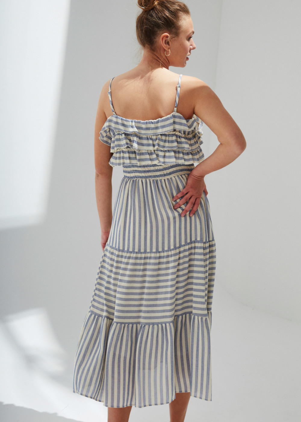 Striped Midi Dress Striped Midi Dress