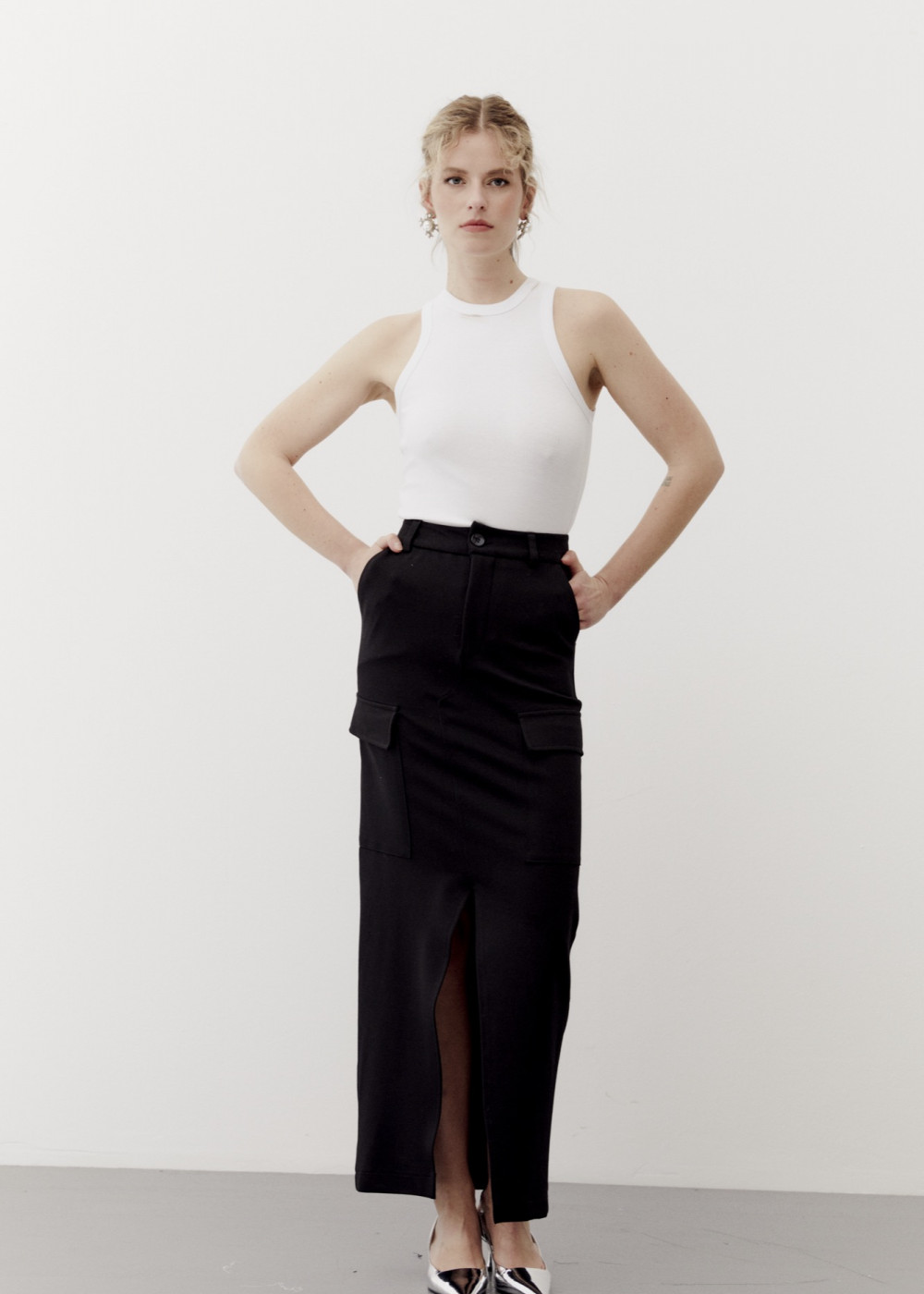 Midi Size Cargo Skirt Midi Size Cargo Skirt