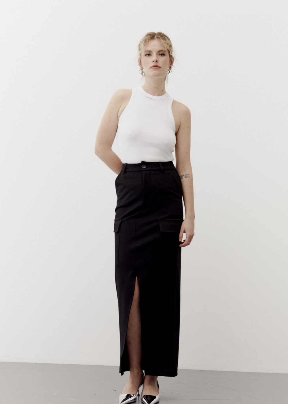 Midi Size Cargo Skirt Midi Size Cargo Skirt