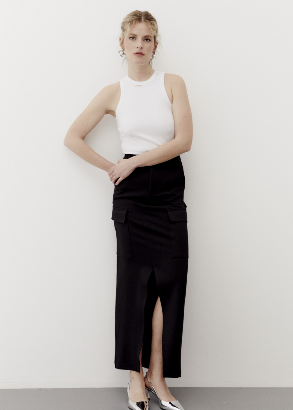 Midi Size Cargo Skirt Midi Size Cargo Skirt